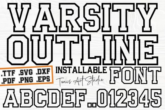 Ab Varsity Outline: A Classic Font for Modern Projects