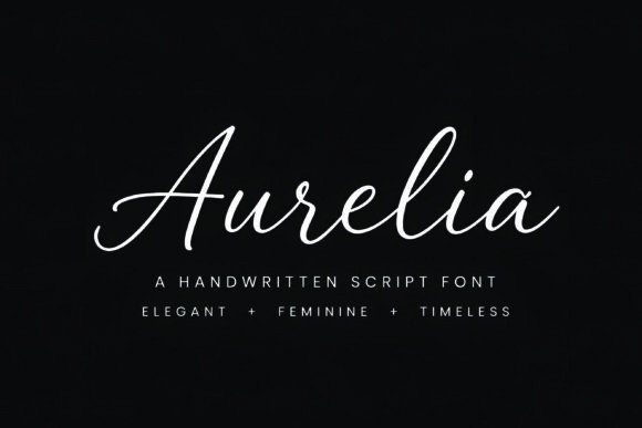 Aurelia: The Elegant Script Font for Modern Branding