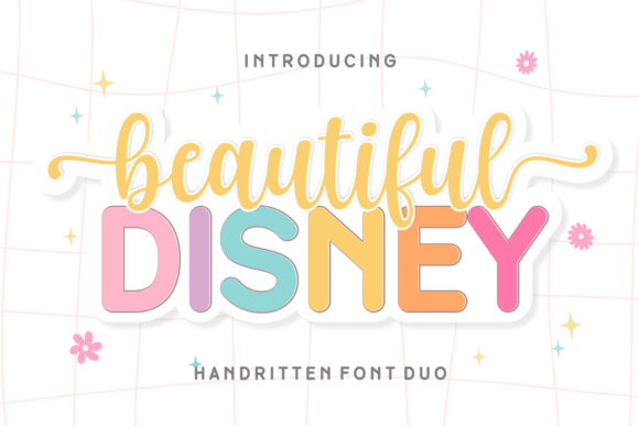 Beautiful Disney Duo: A Typeface for Enchanting Branding