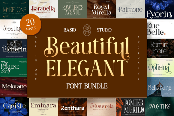 Beautiful Elegant: A Font Bundle for Timeless Sophistication
