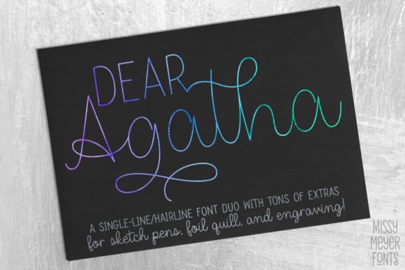 Dear Agatha: Unlocking the Power of Single-Line Script