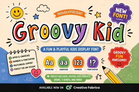 Groovy Kid: A Font with Real Personality for Creative Projects