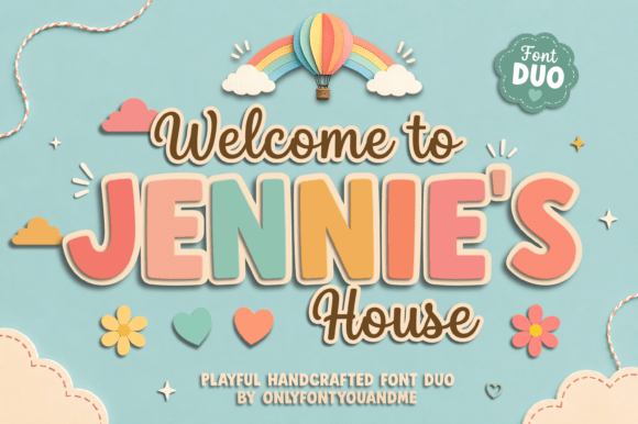 Jennies House: A Font Duo That Feels Like Home