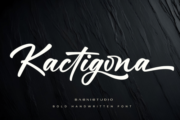 Kactigona: A Bold Handwritten Font for Maximum Impact