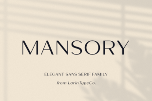 Mansory: The Elegant Sans Serif for Modern Design