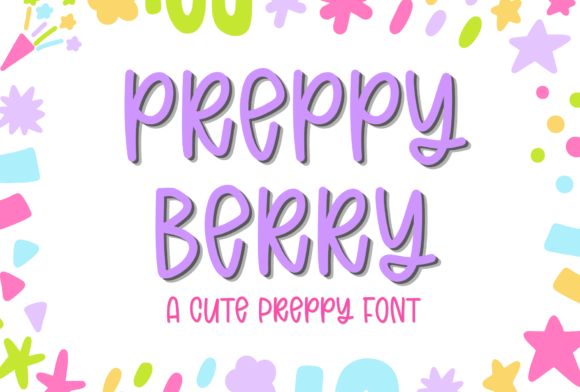 Preppy Berry: The Handwritten Font for Cheerful, Modern Design