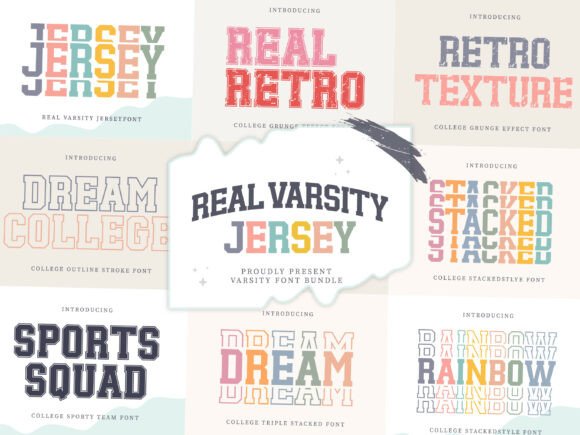 Real Varsity Jersey Bundle: Your Go-To for Authentic Team Spirit Designs