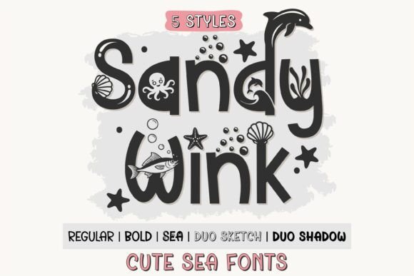 Sandy Wink Sea: A Font That Feels Like Summer