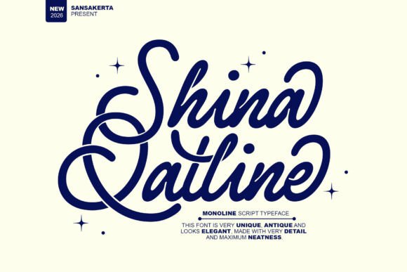 Shina Qatline: A Modern Script for Timeless Design