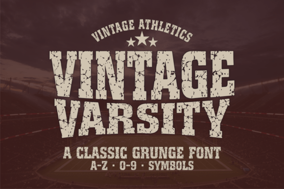 Vintage Varsity: A Typeface with Authentic Athletic Grit
